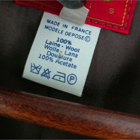 Vintage KENZO Paris Oversized Blazer 100% wool plaid size 40 women's blazer - Picture 4 of 9